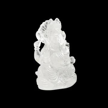 white quartz ganesha